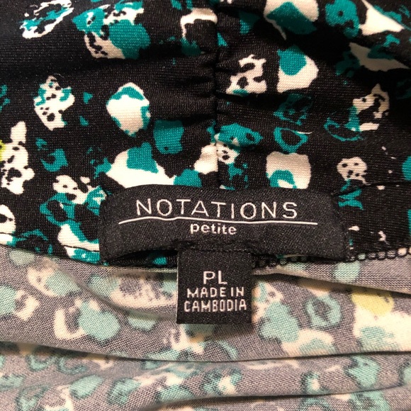 Notation Black/Green/White Top Size-PL - Picture 4 of 7